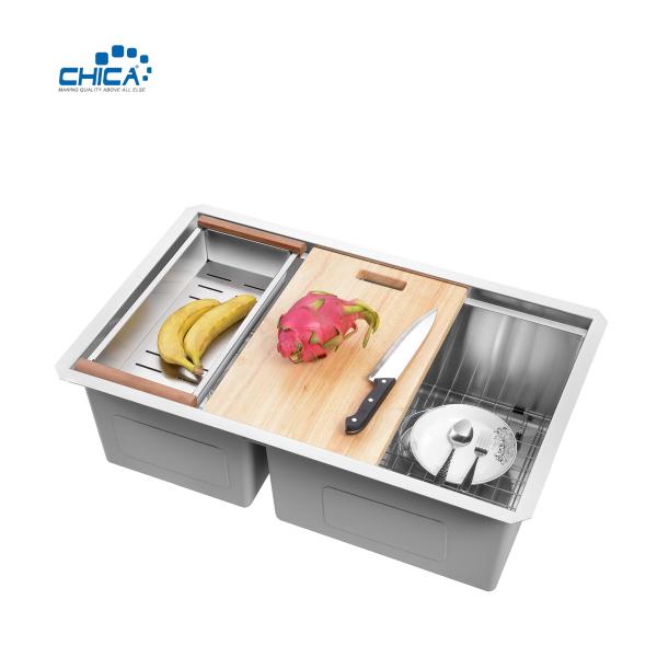 Topmount Kitchen Sink Double Bowl Kitchen Sink Stainless Steel Kitchen Sink