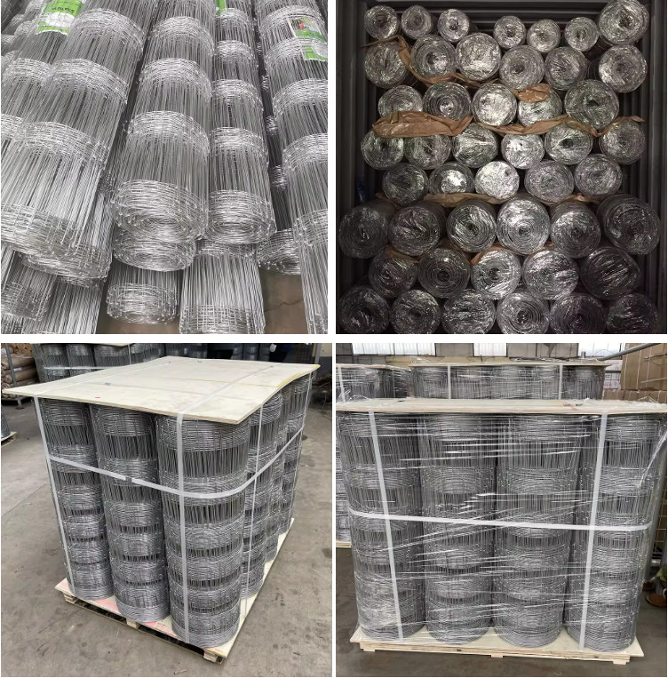 2.0mm Wire Galvanised Steel Wire Mesh Cattle Fence Roll Farm Fencing