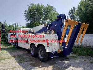 Quality 360 Degree Rotation Crane Wrecker Tow Heavy Cargo Truck For Broken Car Tow for sale