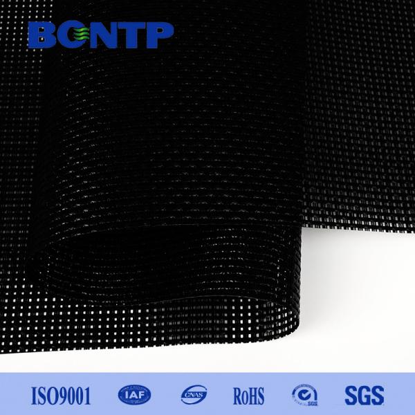 Black Heavy Duty PVC Mesh Cloth Shade Mesh Traps For Dump Trailer high strength