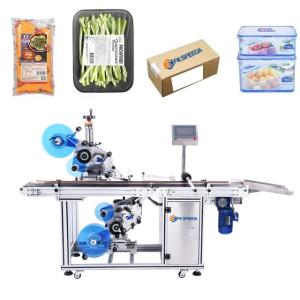 FK814 Expire Date Batch Coding Machine with Automatic Top and Bottom Labeling Machine