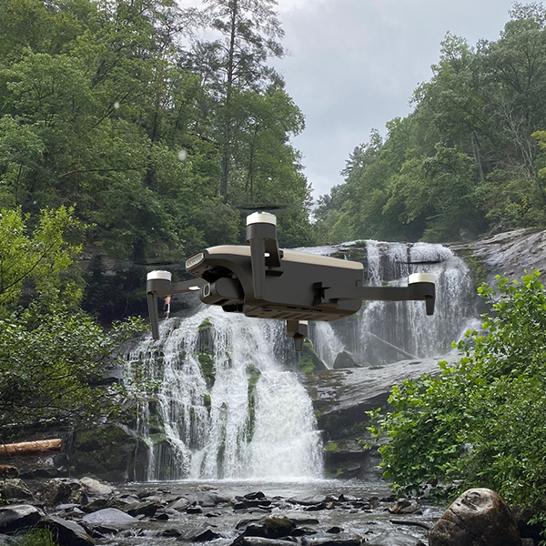 Foldable Quadcopter GPS RC Drone 60Mbps 5000m Fpv Mini Drone