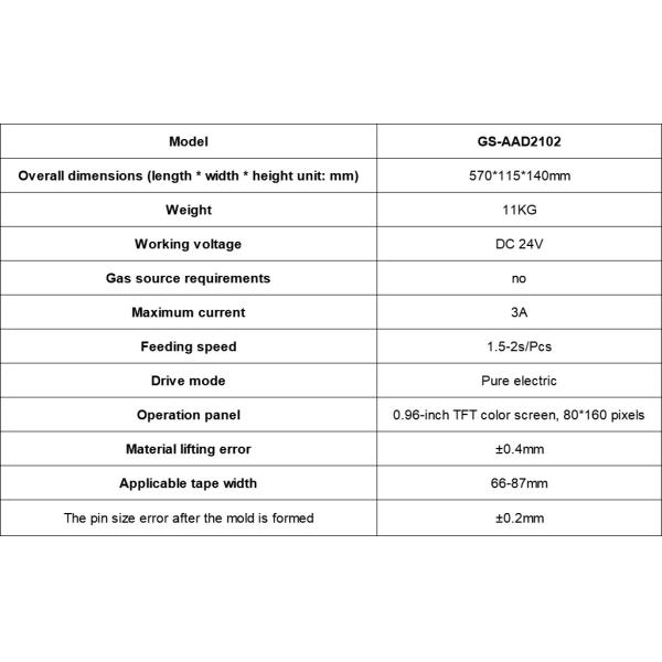 Standard Horizontal Feeder (GS-AAD2101/ GS-AAD2102)