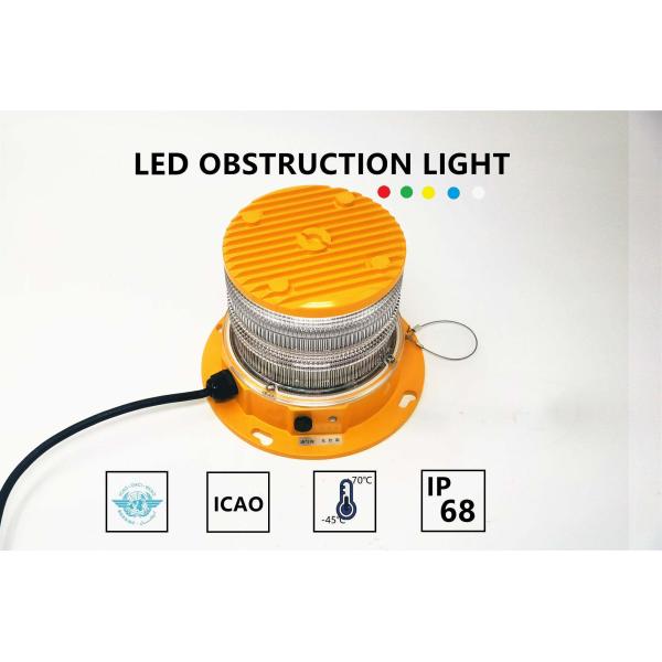 Polycarbonate Synchronization Tower Obstruction Light DC24V 48V