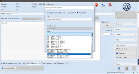 ODIS 6.2 Automotive Diagnostic Computer Software AUDI VW Bentley