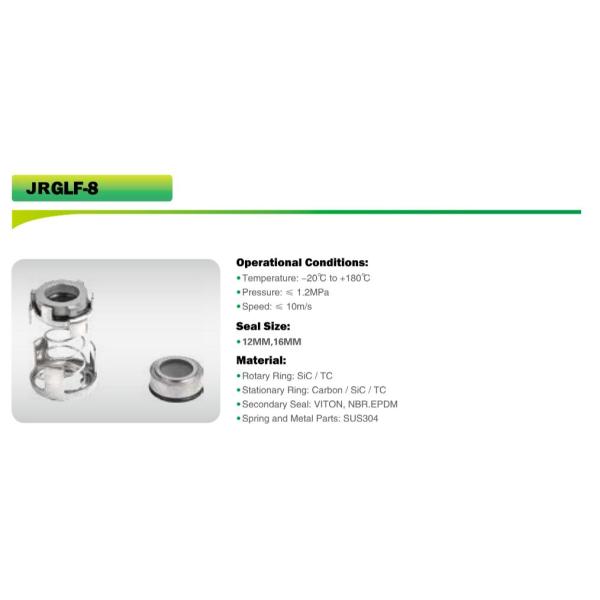 1.2Mpa Mechanical Seal Spare Parts Grundfos Seal Kit For GLF G04