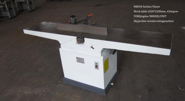 Buy Manual operate solid wood processing surface planer machine with working width 400mm at wholesale prices