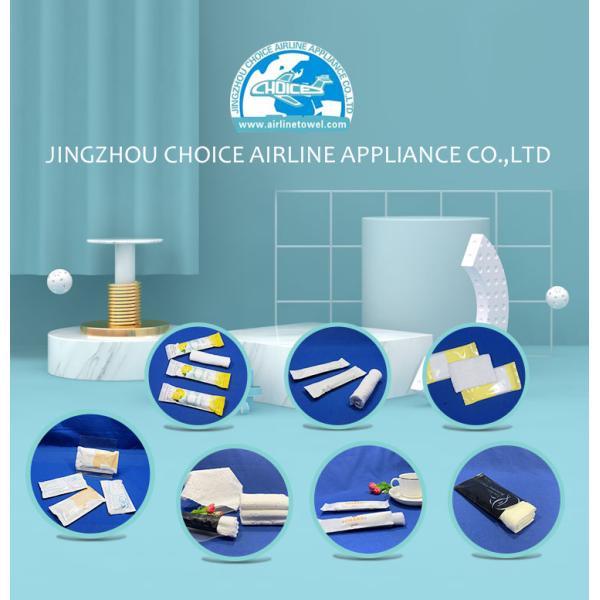 Single Packed Disposable Airline Wet Towel