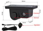 Parking Sensor 2 In 1 Car Auto Reverse Reversing Backup Radar Video System