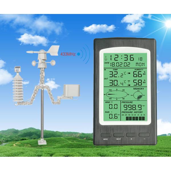 Wireless Weather Station Wind And Rain Measurement Sensor Temperature Humidity Air Pressure