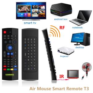 China T3 IR Learning Function Mini Wireless Keyboard Air Mouse For Smart TV Box on sale