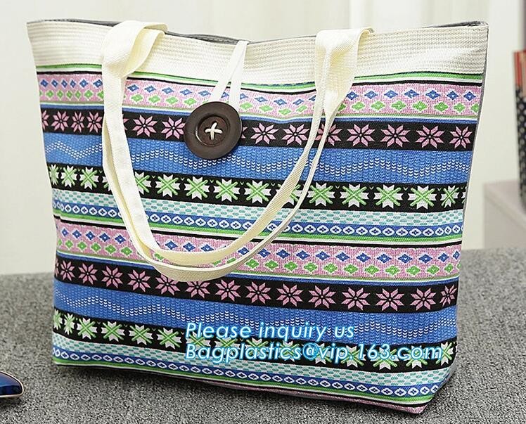 customized professional wholesale tote bag cotton canvas bags,Colorful pattern heat transfer printing custom canvas bag