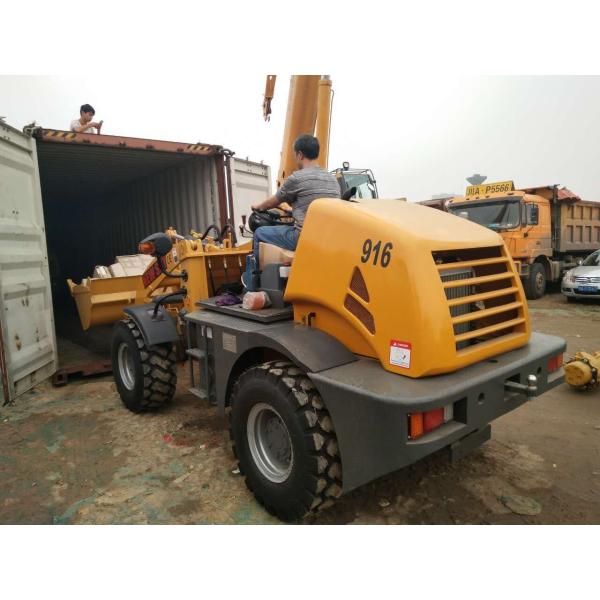 Light Operation 1.6 Ton Front End Mini Payloader Wheel Loader
