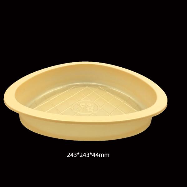 Custom Gold PP Triangular Chocolate Trays Food-Grade Packaging