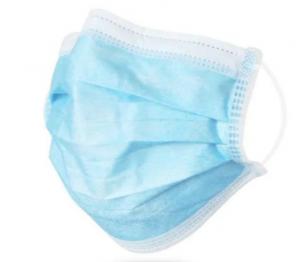 Quality High Strength Disposable Non Woven Face Mask Elastic Low Breath Resistance for sale