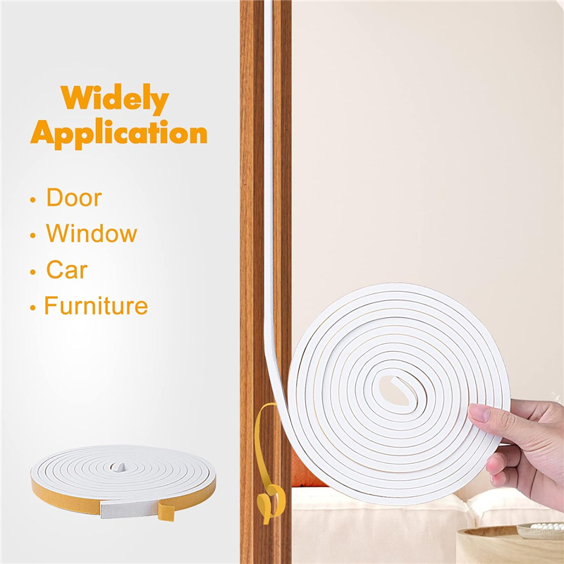 Self Adhesive Weather Seal Closed Cell Soundproof Foam Weather Stripping