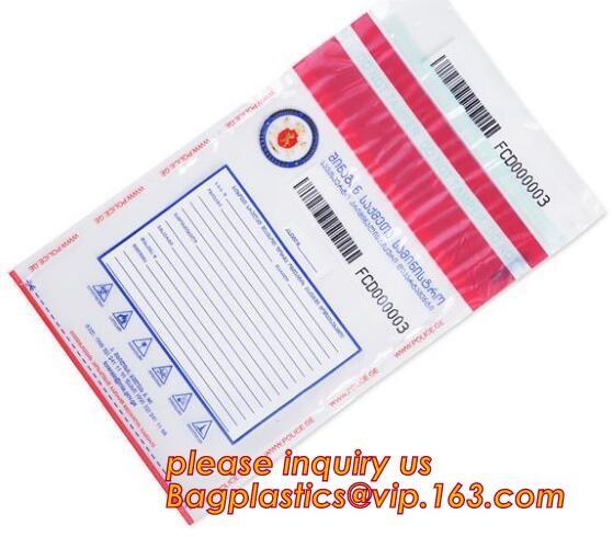 Evidence Paper Document Digital Opaque Bag, cash deposit bag, Security Bags Plastic Deposit PE Bag Cash Envelope Check S