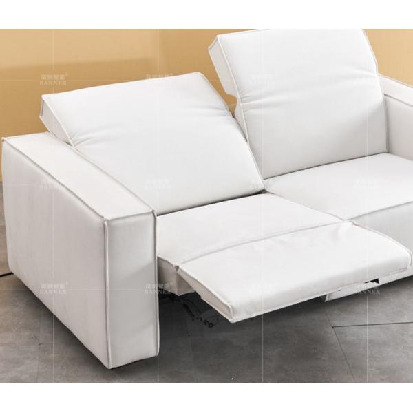 BN Italian Minimalist Functional Sofa Living Room Wear-Resistant Cat Claw Cloth Double Seat Electric Recliner Sofa