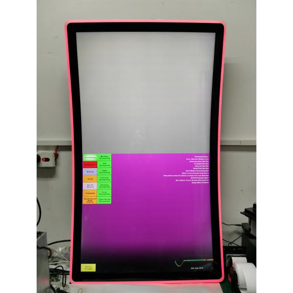 43 178° Viewing Angle Gaming PCAP Curved Touch Screen With 1ms Response Time