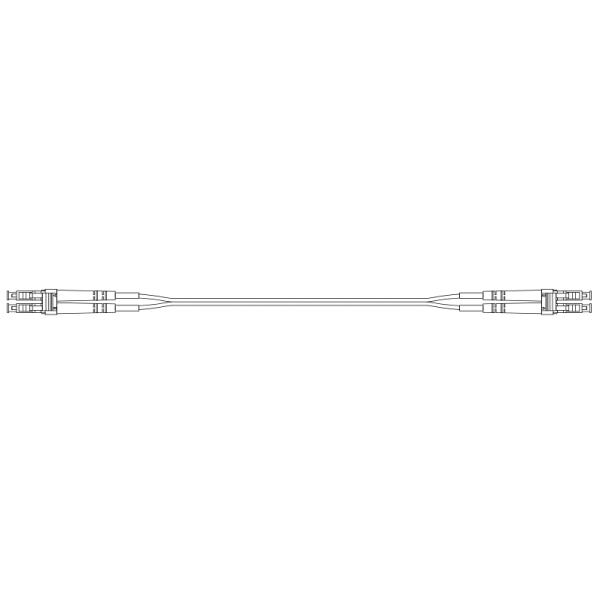 LC to LC duplex 2.0mm fiber optic patch cord singlemode G657A2 LSZH