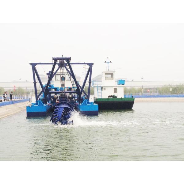 Cutter Head Equipped 20 inch Sludge Dredging Vessel with Hydraulic Systems Controlling and GPS Navigation
