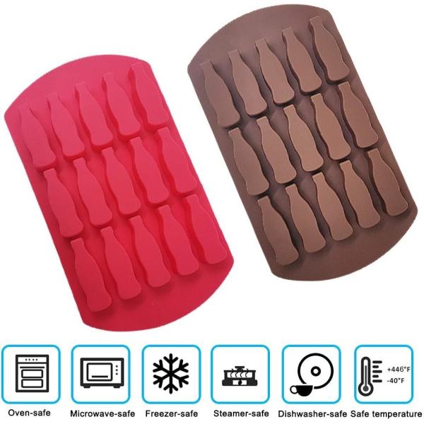 Silicone Ice Cube Trays 3 Pack - Large Size Silicone Ice Cube Molds with Leak Proof Removable Lid Square Ice Cube Tray And BPA Free for Cocktail