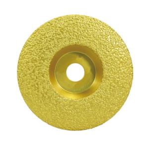 Quality 125mm 180mm 230mm Diamond Cup Stone Grinding Wheel Disc Vacuum Brazed for sale