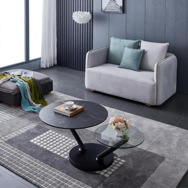 ODM OEM Coffee Cafe Tables Nesting Center Black White Color For Kitchen