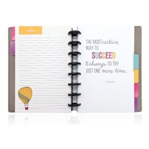 Refillable Disc Bound Notebook , Diy Agenda Notebook With 100gsm Woodfree Paper
