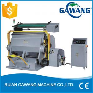 Quality Used for Crimp Paper/Card Board/Plastic Die Cutting and Hot Foil Stamping Machine for sale