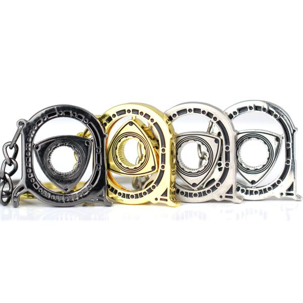 Auto Spinning Rotary Engine Model Car Keychain Key Ring Rotor Keyfob