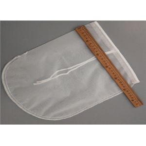 Double Stitching Nylon Filter Bag 12x12 Inch Drawstring Nutmilk Nylon Food