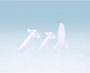 China PCR Machine Transparent Single PCR Tube 0.2 ml With Flat Cover pcr reaction tubes on sale