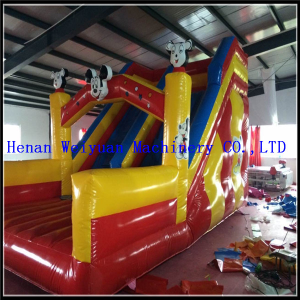 inflatable kids playground plastic slides,Silk-screen printing Inflatable Slide,
