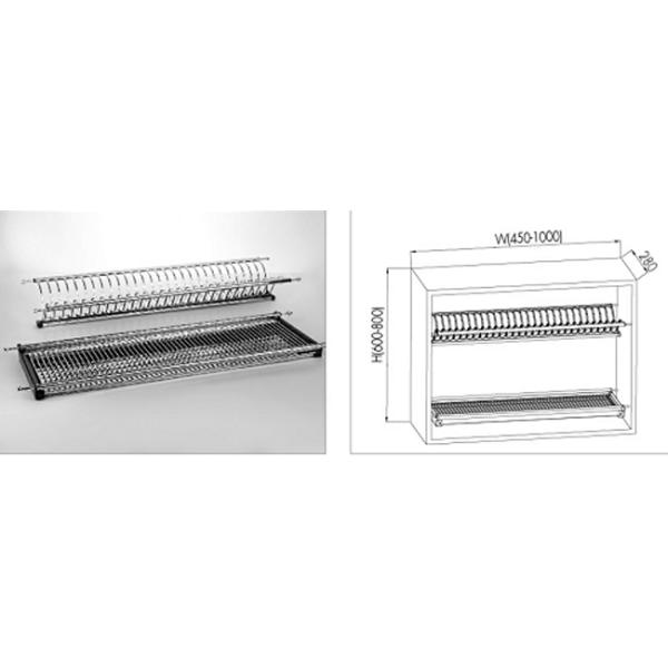 Modern Kitchen Dish plate Drying shelf Rack
