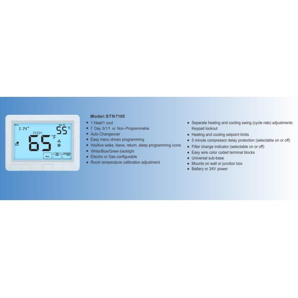 Best Programmable Thermostats Digital HVAC Air Conditioner STN7105