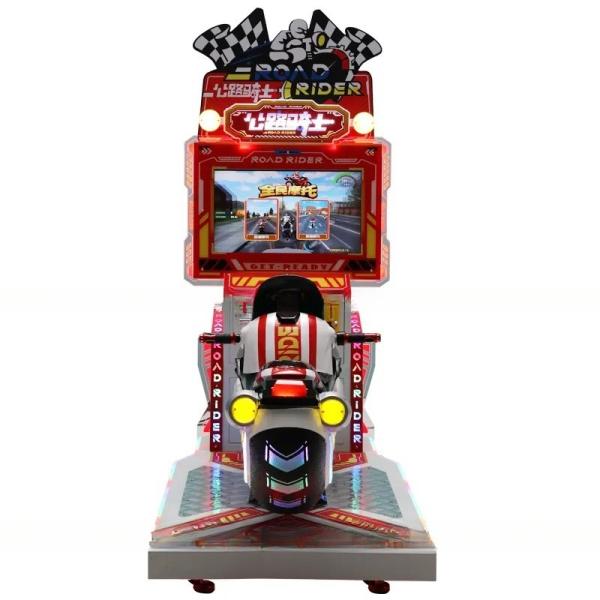 3D Motorcycle Arcade Simulator 400W High Performance For Immersive Player