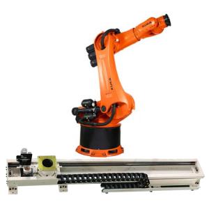 China Kuka 6 Axis Handling Robotic Arm KR 240 R3330 With CNGBS Robot Guide Rail For Handling Robot on sale