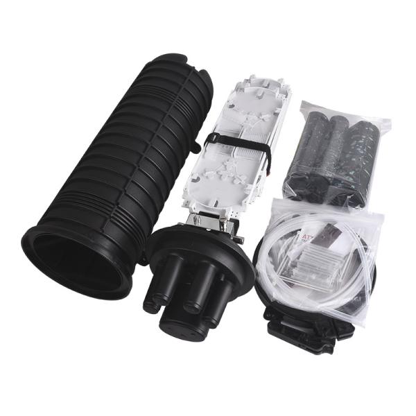 24 48 Core IP68 FTTH Dome Fiber Optic Joint Enclosure Box