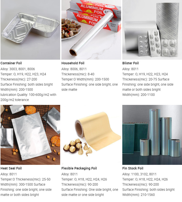 Wholesale 8 - 50 Mic Aluminum Foil 8011 Aluminum Foil Roll For Tray