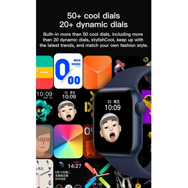 320*385 Full Touch SmartWatch Smart Bracelet Ble 4.0 IP67 Waterproof IPS IOS Android Watchband