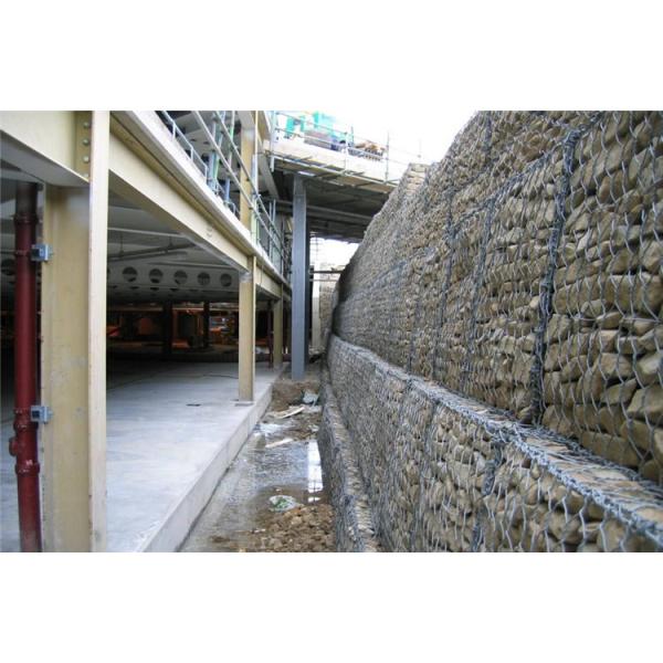 80*100mm Gabion Double Twisted Mesh Gabion Baskets Rock Fall Mesh