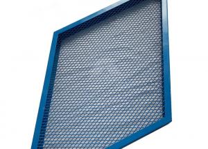Quality U Type Frame Diamond Mesh Expanded Metal Mesh For Decoration Wall Panel for sale