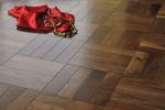 natural solid black walnut parquet flooring