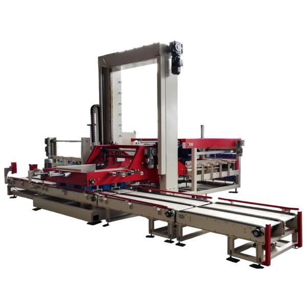 Flexible Package Beverage Stacking Flat Bottle Palletizer Machine