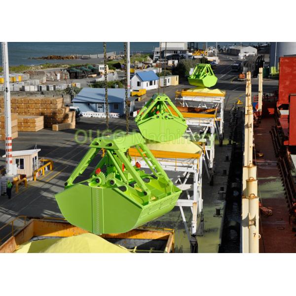 High Reliability Clamshell Grab Bucket Customised For Bulk Carrier Vessel