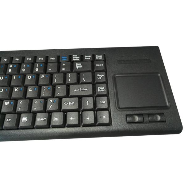 87 Keys Plastic Industrial Keyboard With Optical Touchpad , USB Or PS / 2