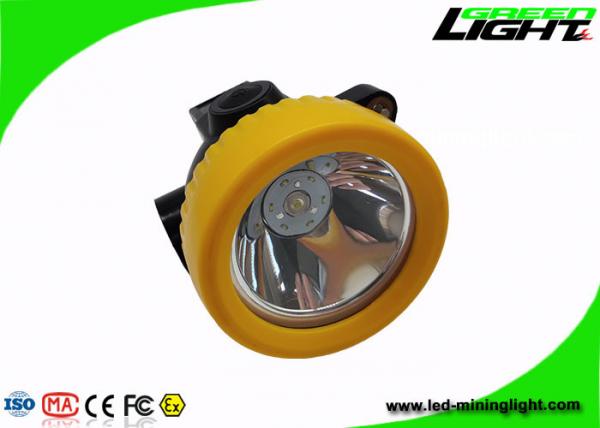 Buy High Safety LED Miners Cap Lamp Rechargeable 1000 Battery Cycles Light - Weighted at wholesale prices