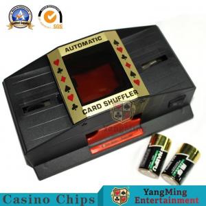 China No. 2 Battery Single Plastic Poker Shuffle Machine / 1-2 Vice Club Entertainment Manual Card Shuffler on sale