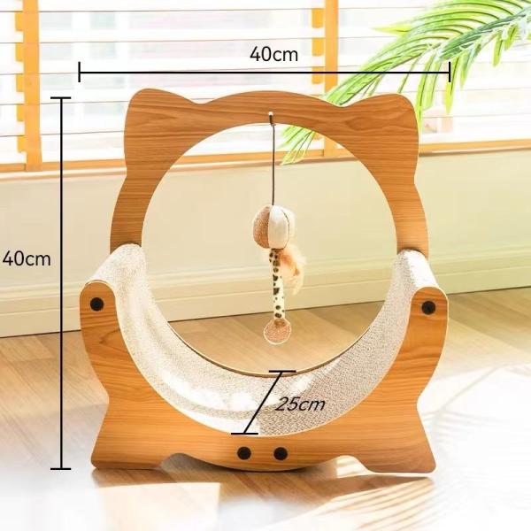 MOWE LOVE Factory Direct Durable Odor-Free High Density Easy to Clean Corrugated C-Type Chair Cat Scratch Board